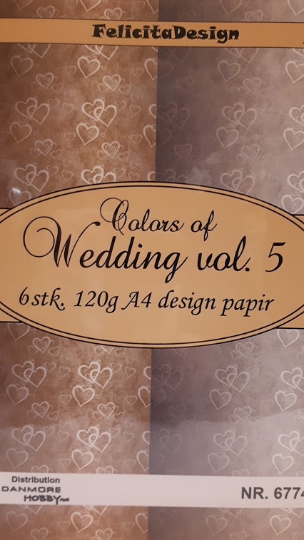  Felicita Design Colors af wedding vol 5 A4 6 stk 120g